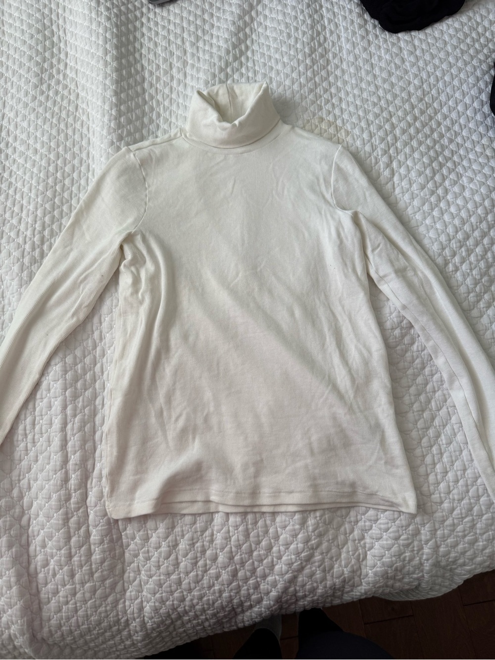 bp White Turtleneck Long Sleeve Sweater